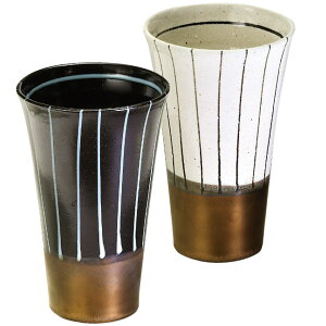 <J-美>TOKUSA タンブラーペア人気 おすすめ 食品 陶器 和陶器 テーブルウェア 和皿 ※こちらの商品は、メーカーおよび委託倉庫からの発送です。