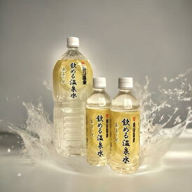 2L×6本＆500ml×24本 セット 金泉の水 猿投温泉 飲める天然温泉水