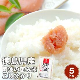 令和5年産新米徳島県産コシヒカリ　100％阿波の恵み米こしひかり　5kg【送料無料】※北海道、沖縄及び離島は別途発送料金が発生します