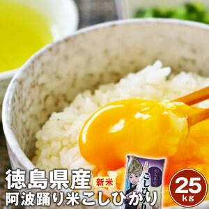 令和7年産 徳島県産コシヒカリ 阿波踊り米 25kg(5kg×5袋)白米/玄米 ※北海道、沖縄及び離島は別途発送金が発生します