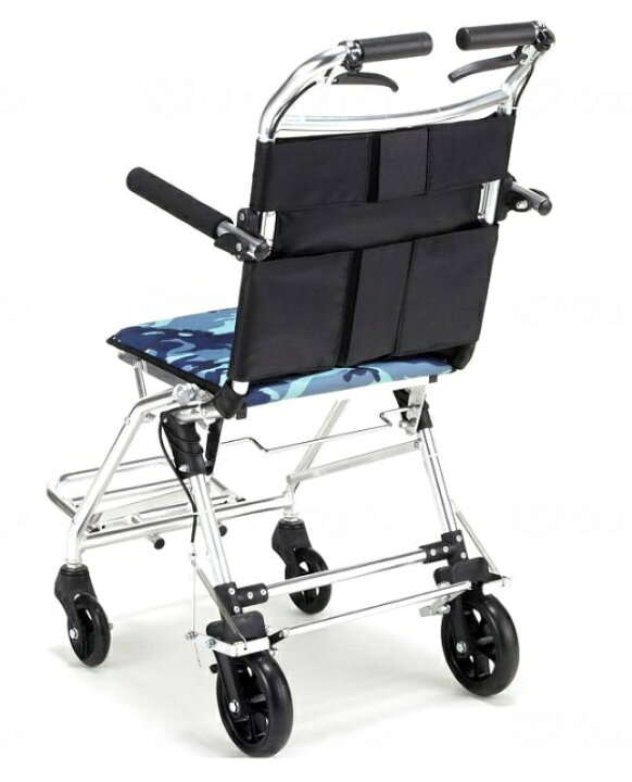 楽天市場】(マキテック) 簡易車椅子 軽量 コンパクト 介助車 楽ティ 