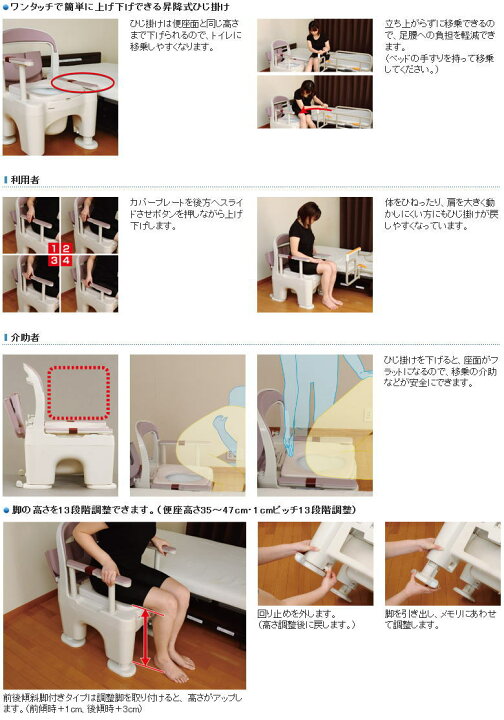 楽天市場】(パナソニック) ポータブルトイレ 座楽 ラフィーネ 脱臭 