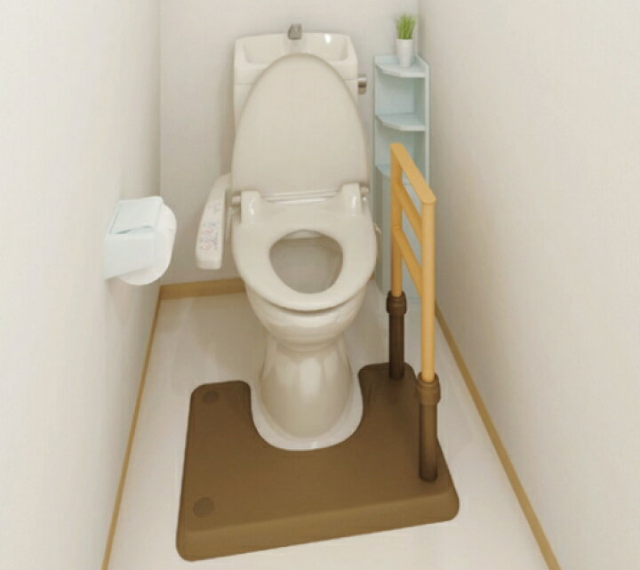 楽天市場】(モルテン) ルーツスモール トイレ手すり 片手タイプ 