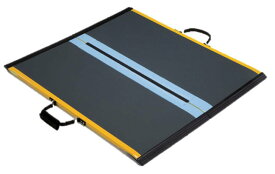 (ダンロップホームプロダクツ) ダンスロープ ゴー 2つ折り S-70G2 長さ約73.5cm×幅73.5cm 重量3.5kg 車椅子 スロープ 玄関 屋外 段差 軽量 コンパクト 専用バッグ付 耐荷重300kg