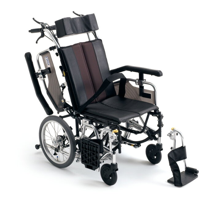 楽天市場】(ミキ) ティルト・リクライニング車椅子 TRC-1 介助式 肘掛 