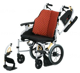 【法人宛送料無料】 (日進医療器) シン・ウルトラ 介助式 車椅子 多機能タイプ NAH-SU2W ノーパンクタイヤ仕様