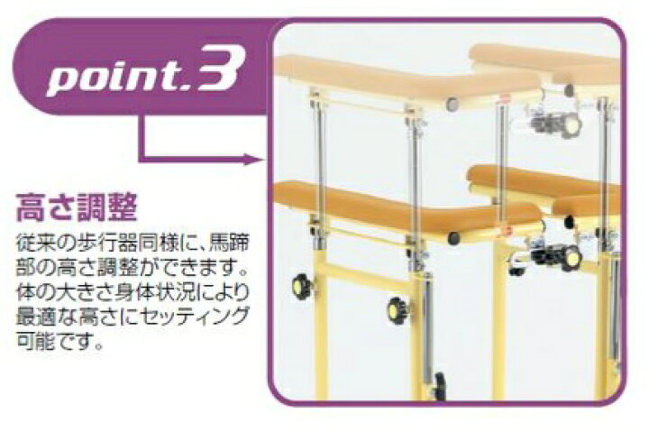 楽天市場】【法人宛送料無料】 (松永製作所) 室内用歩行器 ホップ 