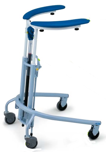  日進医療器 歩行車 室内用 トレウォーク 歩行器 ストッパー機能付 肘置きタイプ 介護 高齢者 大人用 屋内用 歩行補助 歩行訓練 種類 リハビリ 病院 施設 NISSIN