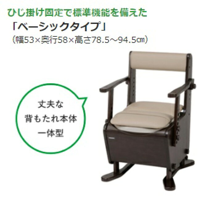 楽天市場】(パナソニック) 家具調トイレ 座楽 ベーシック PN-L23307 