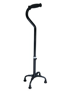 (田辺プレス) テトラ・ケイン α サイズS/M 重量500〜530g 4点杖 軽量 介護 高齢者 歩行補助 リハビリ