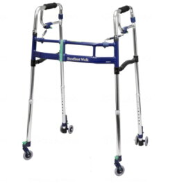 (ユーバ産業) ニュースライドフィットEX HT-0293CT 超ハイタイプ 歩行器 幅調節可能 介護 高齢者 大人用 室内 屋内用 歩行補助 歩行訓練 リハビリ コンパクト 折りたたみ 病院 施設 自宅