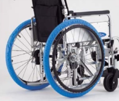 車いすの室内使用時に用います 日進医療器 KF-10 車椅子用 ホイルソックス タイヤカバー 車輪カバー おすすめ 通販 激安