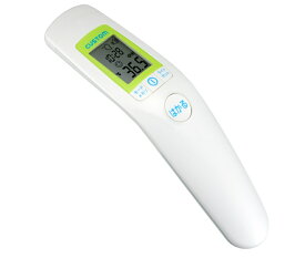 (カスタム) 非接触体温計 パピッとサーモ NIR-01 最短1秒 早い 室温計 管理医療機器