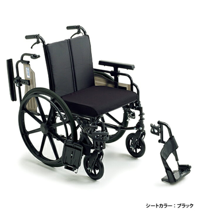 楽天市場】(ミキ) 車椅子 ビッグサイズ KJP-4 自走式 ワイドサイズ 多 