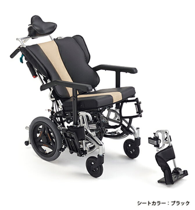 楽天市場】(ミキ) ティルト・リクライニング車椅子 TRC-3DX 介助式  