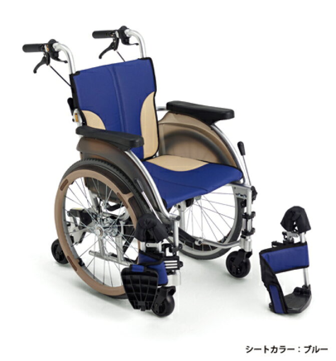 楽天市場】(ミキ) 車椅子 6輪 コンパクト スキット500 SKT-500 自走式 