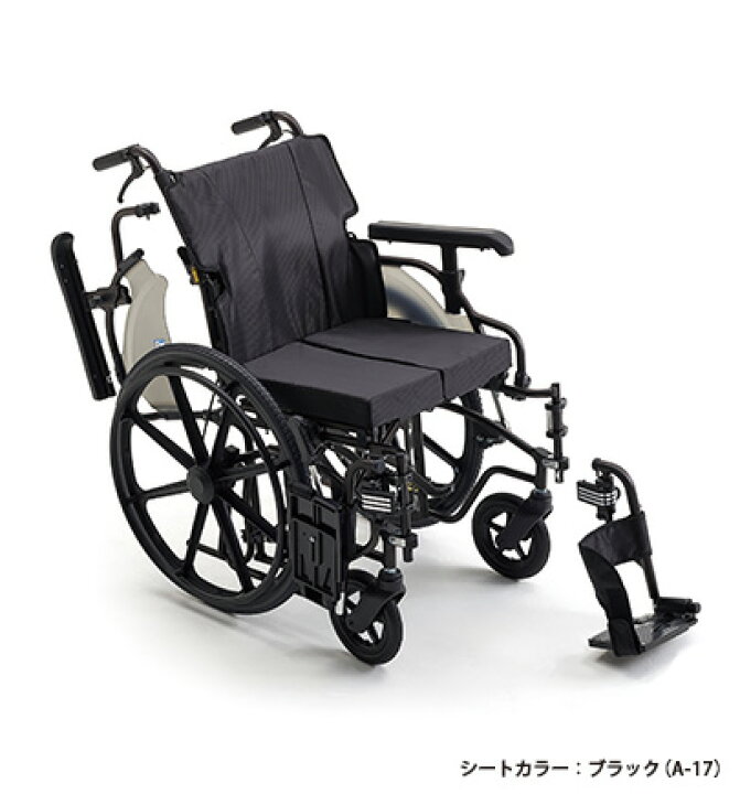楽天市場】(ミキ) 車椅子 ビッグサイズ モジュール KJP-5 自走式 