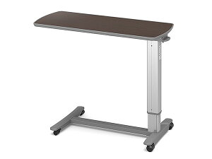 【個人様向け限定商品】 (パラマウントベッド) ベッドサイドテーブル KF-1970 ガススプリング式 ウォールナット 高さ調節 キャスター付 介護 電動 ベッド用 PARAMOUNT BED