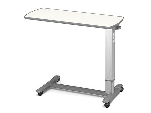 【個人様向け限定商品】 (パラマウントベッド) ベッドサイドテーブル KF-1920 ガススプリング式 アイボリー 高さ調節 キャスター付 介護 電動 ベッド用 PARAMOUNT BED