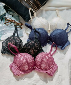 【northerly】【新色】ローズPK入荷！【northerly bra フィットシリーズ 楽盛りフィット】　ストレッチレース　ブラジャー単品　B〜Fカップ