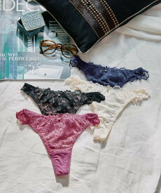 【northerly】【northerly bra フィットシリーズ 楽盛りフィット】　ストレッチレース　Tバックショーツ2WAY単品　M/L