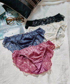 【northerly】【northerly bra フィットシリーズ 楽盛りフィット】　ストレッチレース　バックレースショーツ単品　M/L