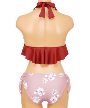 【ナチュラルアップブラ】Solid×Waterbloomノンワイヤービキニ9M【San-aiResort(サンアイリゾート)】水着みずぎミズギビキニレディース水着
