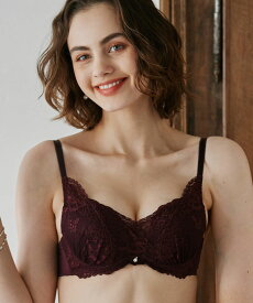 【northerly】【northerly bra フィットシリーズ 谷間メイク】カシュクールレースモールドブラジャー＆ショーツセット B～Fカップ B65～F75