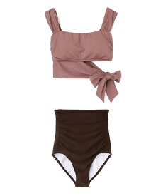 【ナチュラルシェイプスイム　ライト】ノンワイヤービキニ　9M・11L 体型カバー お腹隠れる スタイルアップ トレンド【San-ai Resort（サンアイリゾート）】