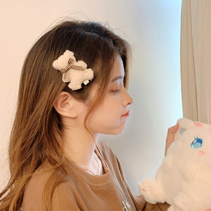 く ちびくまちゃん ヘアクリップ 護り 