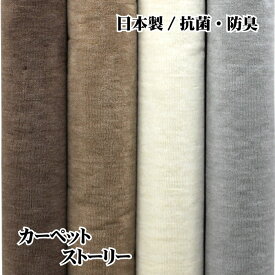 ジュータン江戸間6畳サイズ《ストーリー》261x352cm抗菌・防臭加工カットパイル絨毯じゅうたん・ラグカーペット