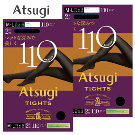 ATSUGI アツギ タイツストッキング・タイツ　ブラック（BLACK）110デニール　1P2足組　2P4足組　FP11002