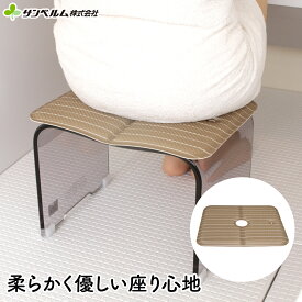 【送料無料キャンペーン】お風呂 椅子 クッション 浴室 浴用 風呂椅子 水濡れ対応 ブラウン いごこち風呂椅子マット サンベルム(sanbelm)