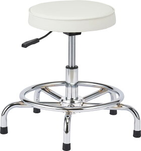 丸椅子 会議室 オフィス 昇降機能 高さ調節 キャスター無し ワークスペース 打ち合わせ ミーティング 山崎産業 ワークチェア VN-001 (キャスター無し)