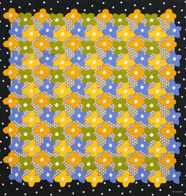 113cm幅　SOU・SOU×荒川　綿ジャガード風呂敷/おおいぬのふぐり 和柄 和文様