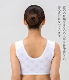 和装きもの補整ブラジャー(フロントファスナー)LL/EL和装肌着和装スリップ襦袢裾除二部式襦袢和装ブラジャー礼装婚礼和装小物京都さんび日本製【メール便対応商品】