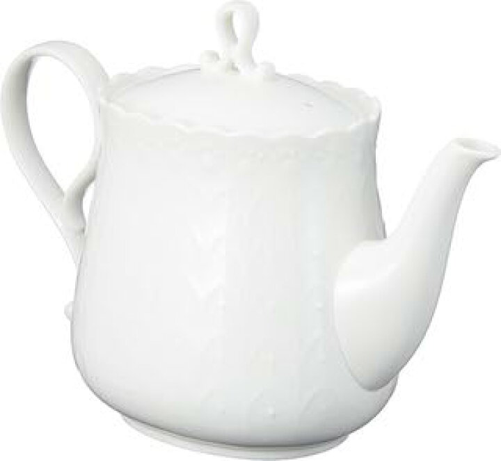 楽天市場】ティーポット 730ccシルキーホワイト電子レンジ温め 食洗機  