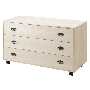 3段 桐タンス桐箪笥 桐たんす 着物収納 桐タンスキャスター付き チェスト3段 引出しタイプ HI-0067