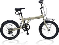 楽天市場】折りたたみ自転車 ベージュの通販