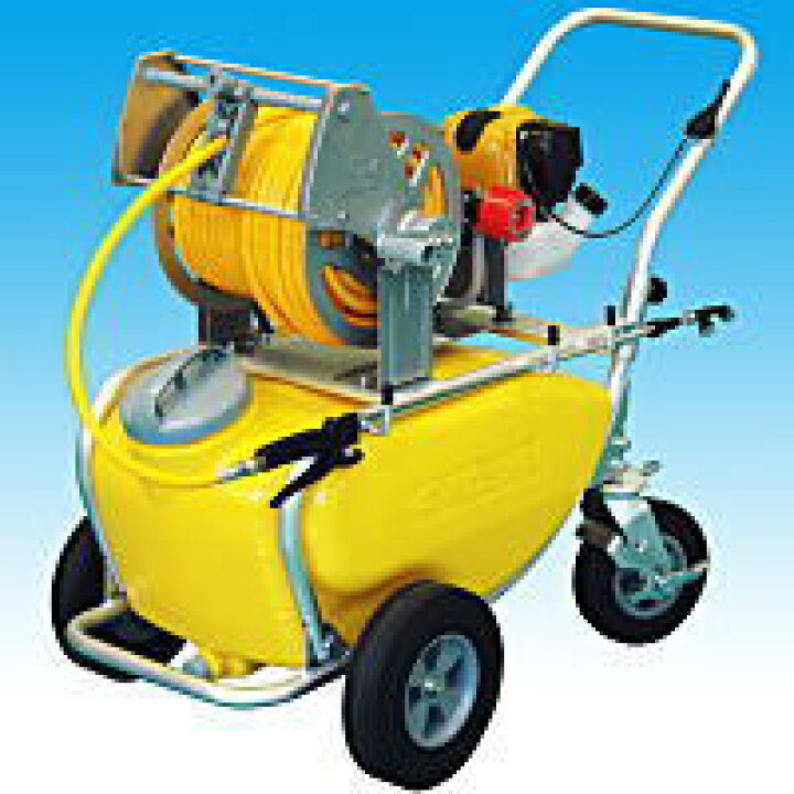 楽天市場】50L タンク一キャリー付きエンジン式小型動噴ガーデンス 