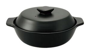 3〜4人用 8号24cm 洋風土鍋直火・電子レンジ対応DELICIAS デリシアスDEL-21