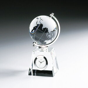 10個から名入れ注文OKグローブ クロック 置き時計グラスワークス ナルミ記念品 GW1000-11011