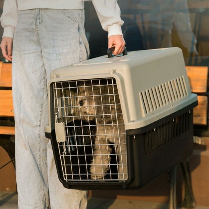 楽天市場】ペット 猫 犬 スーツケース 航空輸送ボックス、旅行犬小屋 