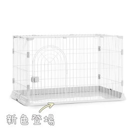 ペットゲージ 犬ケージ 猫ケージ 猫サークル 小型犬用 室内 猫ケージ ペットサークル おしゃれ 洗える トレー付き 84×61×55cm 掃除しやすい トレー取り外し可能 ケージ ハウス 多頭飼い 子犬 仔犬