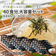 無添加・高品質ところてん【40食】常温保存OK｜鹿児島×長崎の伝統製法｜職人仕込みで毎日の健康習慣に