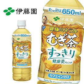 伊藤園 健康ミネラルむぎ茶 すっきり健康麦ブレンド 650mlPET×24本入 ITOEN