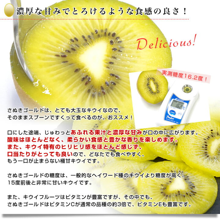 楽天市場】香川県より産地直送 JA香川県 キウイフルーツ さぬきゴールド 秀品 1.3キロ化粧箱(7玉から9玉)送料無料 : 産直だより 楽天市場】香川県より産地直送 JA香川県 キウイフルーツ さぬきゴールド 秀品 1.3キロ化粧箱(7玉から9玉)送料無料 : 産直だより