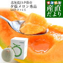 北海道より産地直送 JA夕張市 夕張メロン 秀品 1玉(1.6キロ×1玉) 送料無料ゆうばり 夕張キング めろん ギフト 夏ギフト お中元 御中元 のし対応可