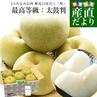 長野県 JAみなみ信州 糖度13度以上「梨」(最高等級：太鼓判) 約2キロ(5玉から6玉) 送料無料 なし ナシ 幸…