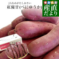 茨城県より産地直送 JAなめがたしおさい さつまいも「紅優甘 (べにゆうか)」 Mサイズ 5キロ(18本前後) 送…